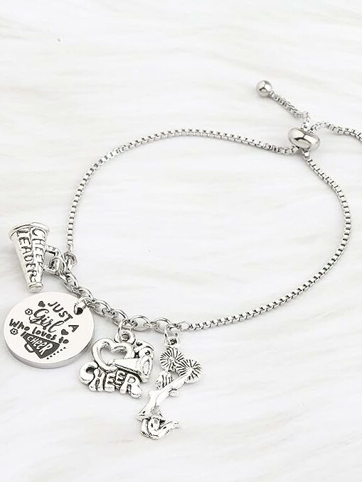 Just a Girl Who Loves To Cheer - Cheerleading Jewelry Gifts
