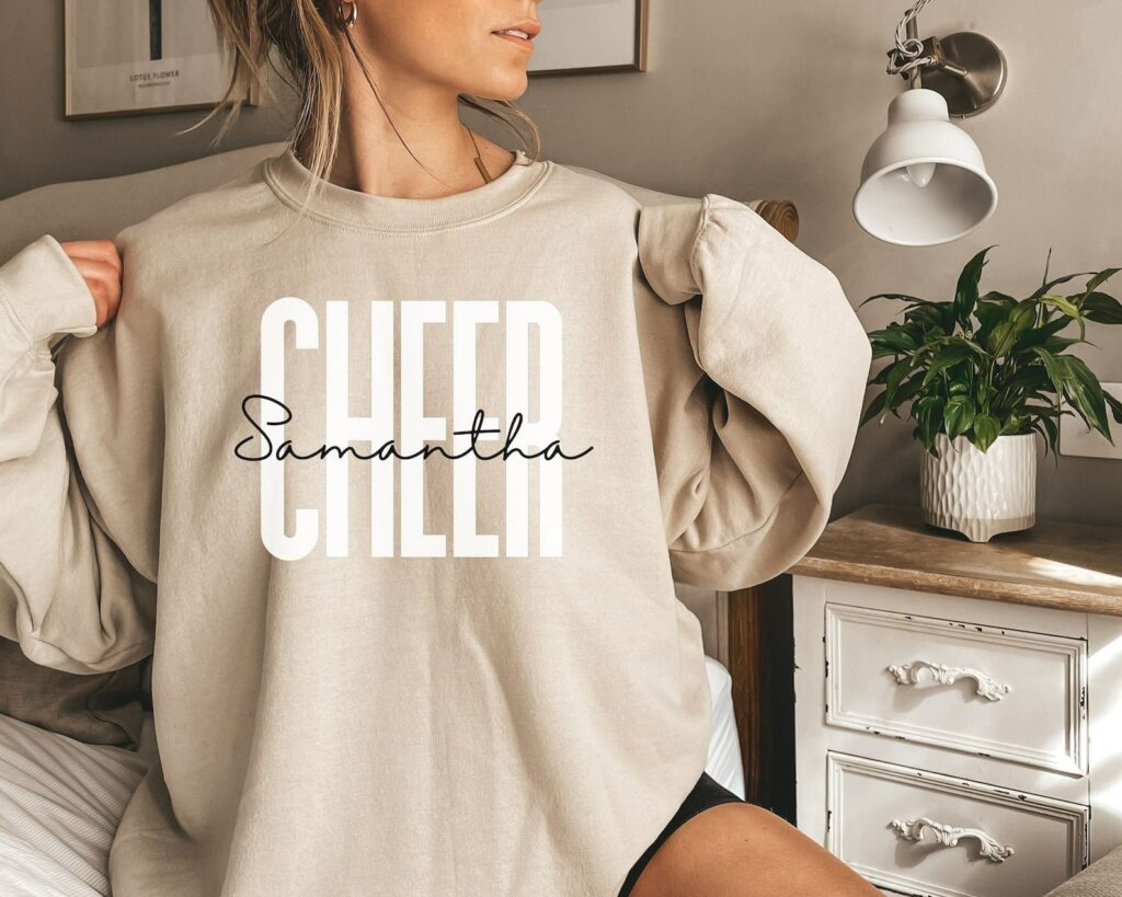 Personalized cheer Sweatshirt